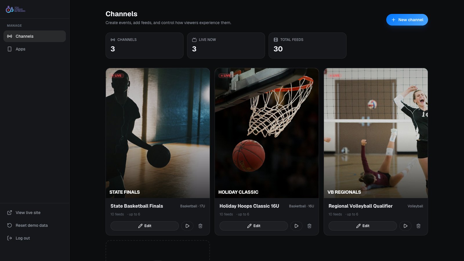 The cloud CMS: every event, feed, brand and access rule in one place